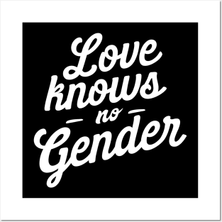 Love knows no gender Posters and Art